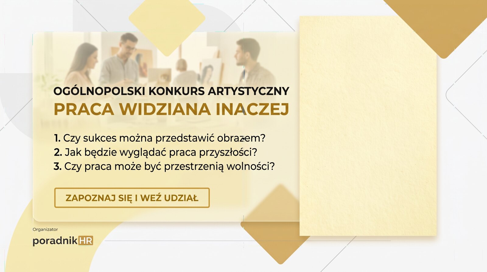 Ogólnopolski Konkurs Artystyczny „Praca widziana inaczej”